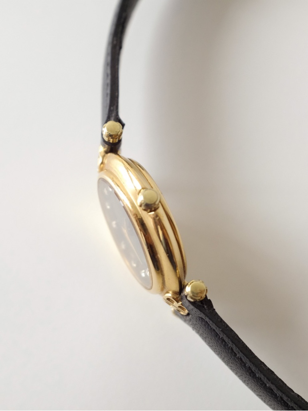 Vintage Balenciaga Black and Gold Vintage Women's Watch - Picture 3 of 9